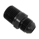 Engine Works 520085 Fitting Adapter AN to NPT Straight Aluminum Black Anodized -