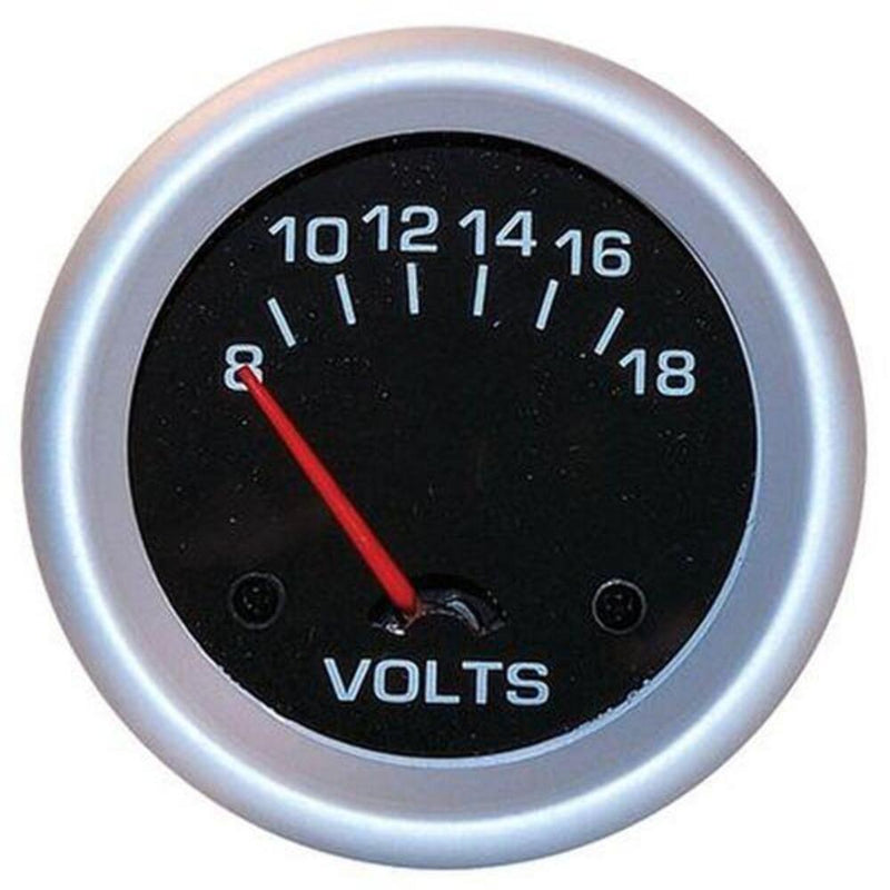 Engine Works 53105 Gauges Voltmeter Analog Electrical 2 5/8 in. Diameter 8-18 V
