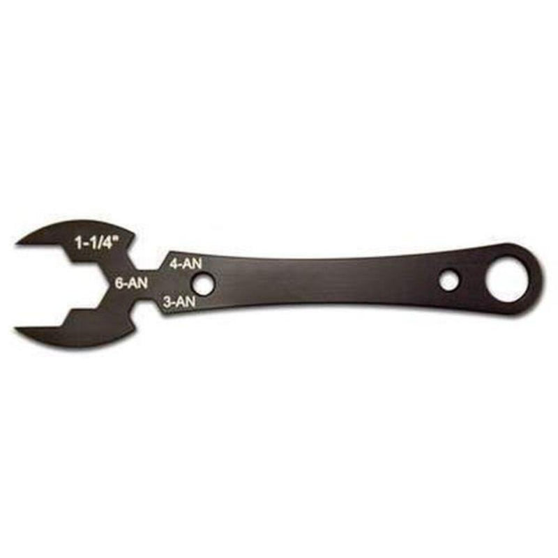 Engine Works 560205 Nitrous Bottle Nut Wrench, Aluminum, Black,