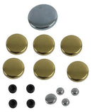 Engine Works 60302 Engine Expansion Plugs Brass with Jacket Plugs Cam Plug Oil