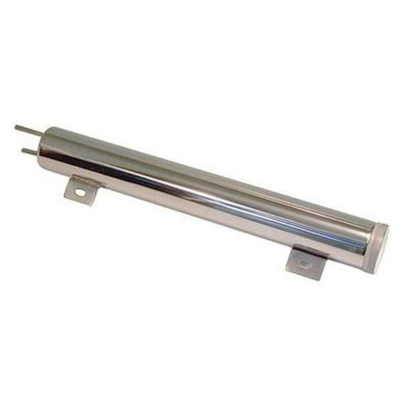 Engine Works 70515 Polished Stainless Steel Coolant Overflow Tank, 2" x 15"