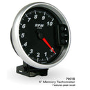 Engine Works 7901B Black 5" Memory Recall Tachometer