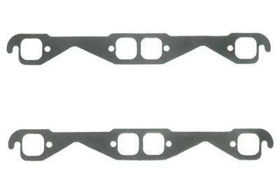 Fel-Pro 1404 Exhaust Gaskets Header Steel Core Laminate Square Port Fits Chevy Small