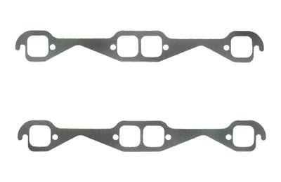 Fel-Pro 1405 Exhaust Gaskets Header Steel Core Laminate Square Port Fits Chevy Small