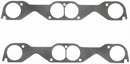 Fel-Pro 1408 Exhaust Gaskets Header Steel Core Laminate Round Port Fits Chevy Small