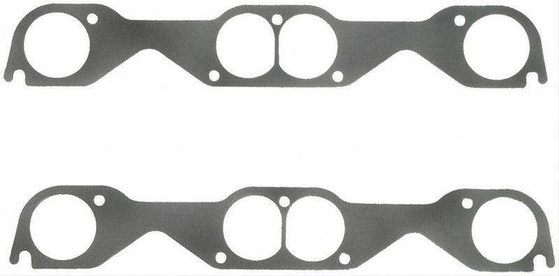 Fel-Pro 1408 Exhaust Gaskets Header Steel Core Laminate Round Port Fits Chevy Small