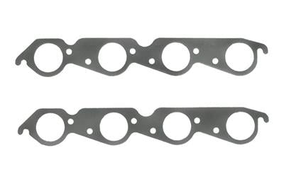 Fel-Pro 1412 Exhaust Gaskets Header Steel Core Laminate Round Large Port Fits Chevy