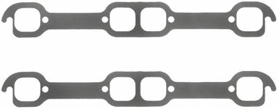 Fel-Pro 1482 Exhaust Gaskets Header Steel Core Laminate 18 Degree Port Fits Chevy