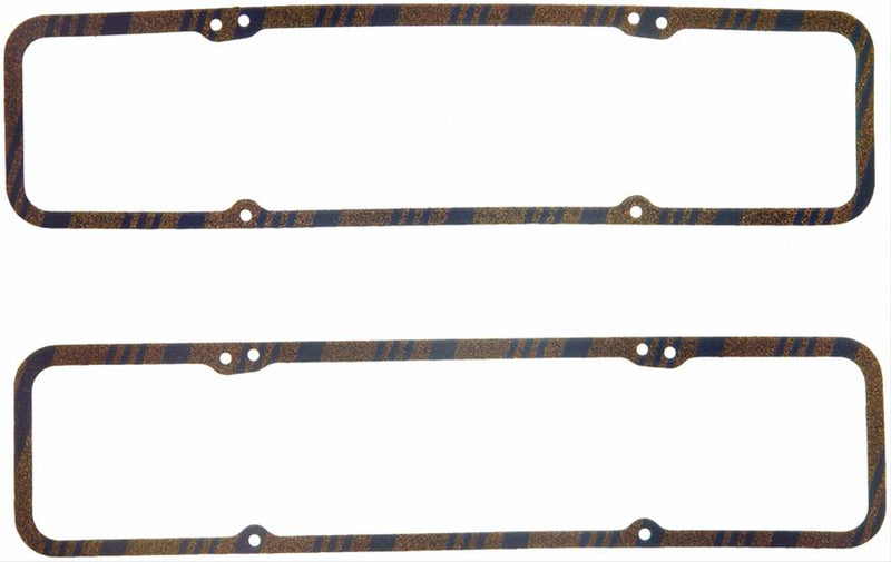 Fel-Pro 1603 Valve Cover Gaskets Blue Stripe Cork/Rubber Fits Chevy Small Block