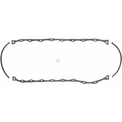 Fel-Pro 1811 Oil Pan Gasket Multi-Piece Rubber-Coated Fiber Fits Ford 351C/351M