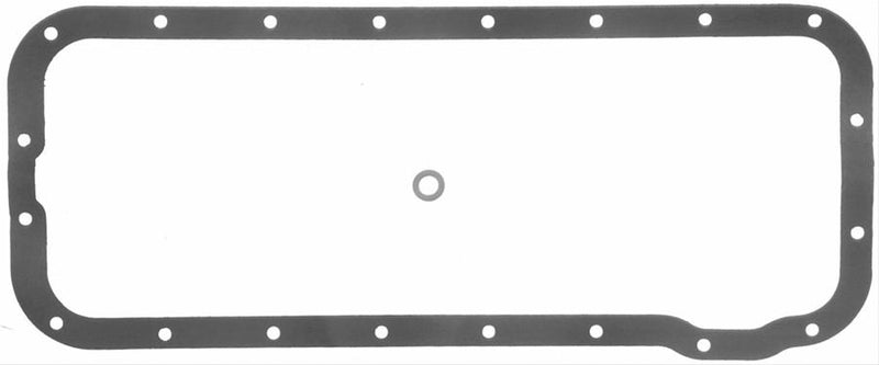 Fel-Pro 1817 Oil Pan Gasket One-Piece Rubber Coated Fiber Fits Ford 332-428 Big Block