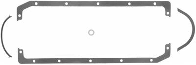 Fel-Pro 1839 Oil Pan Gasket Multi-Piece Rubber/Steel Core Oldsmobile Rocket