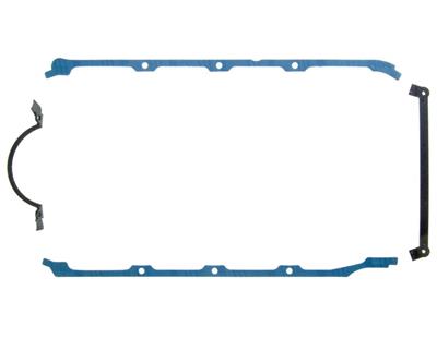 Fel-Pro 1863 Oil Pan Gasket Multi-Piece Rubber/Steel Core Fits Chevy Big Block