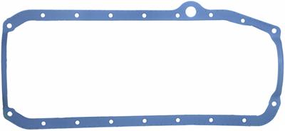 Fel-Pro 1885 Oil Pan Gasket 1-Piece Rubber/Steel Core Fits Chevy Thin Front Seal