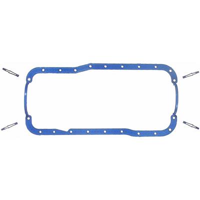 Fel-Pro OS34508R Oil Pan Gasket, 1-Piece, Rubber Core, Fits Ford, 5.0L,