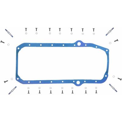 Fel-Pro OS34510T Oil Pan Gasket 1-Piece Rubber/Steel Core Fits Chevy Small Block