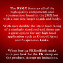 FK RSMX Series Rod Ends RSMX10-8