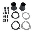 Flowtech 11100FLT Long Tube Header - Black Paint, 1-5/8", 3" Collector