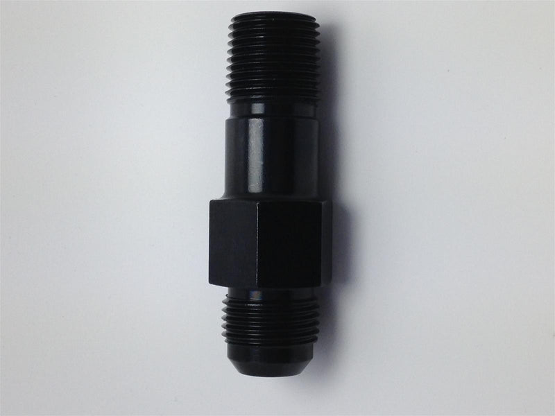 Fragola 481712-BL Oil Inlet Fitting Straight -12AN To 1/2" NPT - Black