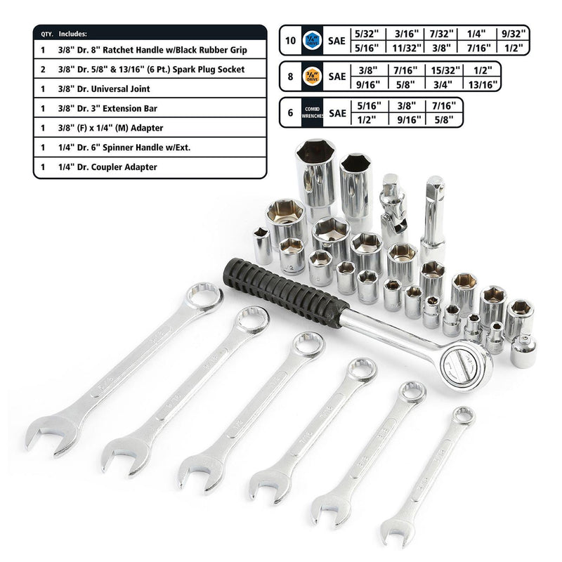 GreatNeck Tools 125-Piece Mariner's Tool Sets MS125