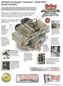 Holley Truck Avenger Carburetors 0-90670