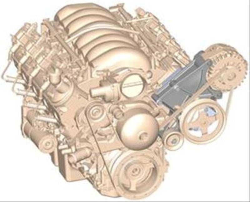 Holley LS Engine Alternator and Power Steering Brackets 20-135