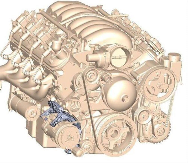 Holley LS Engine Air Conditioner Brackets 20-159