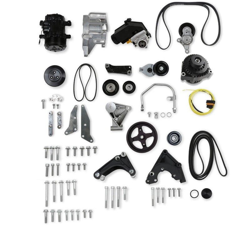 Holley Mid-Mount Complete Accessory Systems 20-163BK