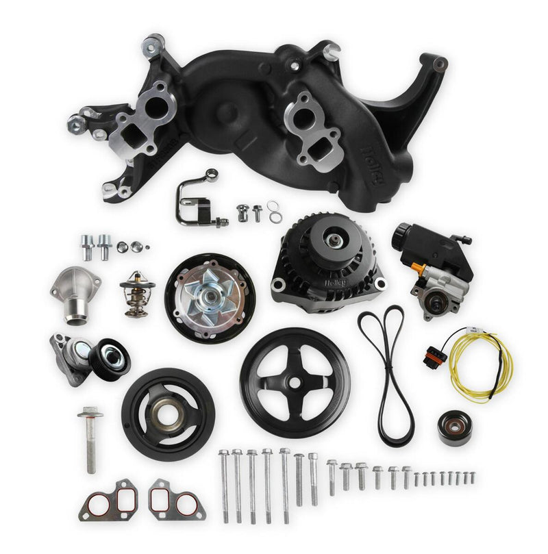 Holley Mid-Mount Complete Accessory Systems 20-186BK