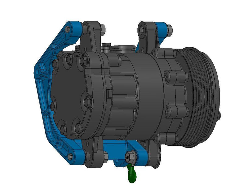 Holley LS Engine Air Conditioner Brackets 20-210
