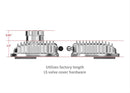 Valve Covers, Vintage Series, Centerbolt, Stock Height, Finned, Cast Aluminum, Polished Finish, Chevy, LS, 4.8-7.0L, Pair