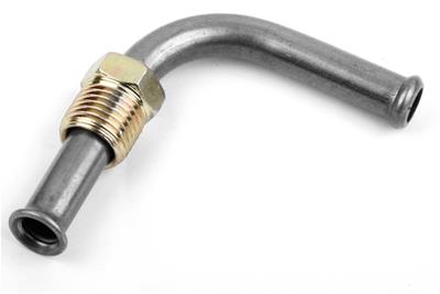 Holley 26-44 Fitting Fuel Bowl 1/2-20 in. Thread to 5/16 in. Inlet 90 Degree Bend