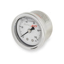 Holley EFI 26-507 Gauges EFI Fuel Pressure Analog Oil Filled 1.50 in. Diameter 0-100