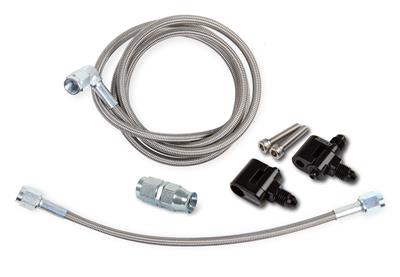 Holley 26-551 Engine Coolant Crossovers LS Steam Vent Kits Aluminum Black