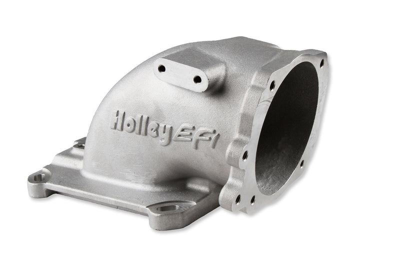 Holley EFI 300-240F EFI Throttle Body Intake Elbow 4150 - Fits Ford Throttle Bodies
