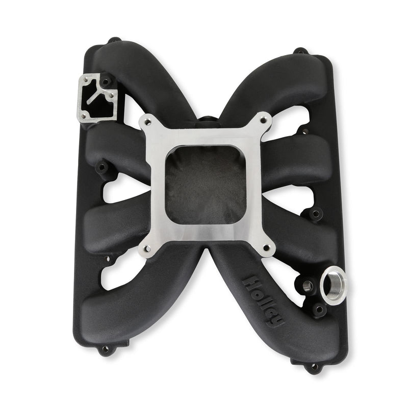 Holley Single Plane Carbureted Intake Manifolds 300-931BK