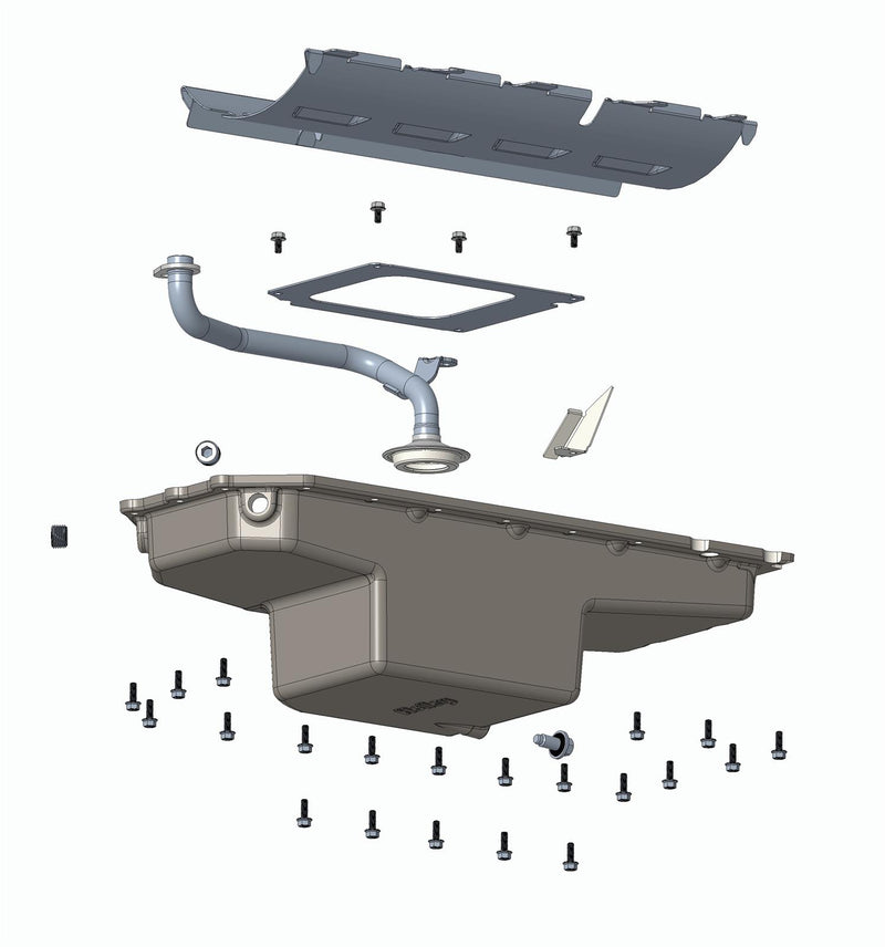 Holley Gen III Hemi Retrofit Oil Pans 302-60