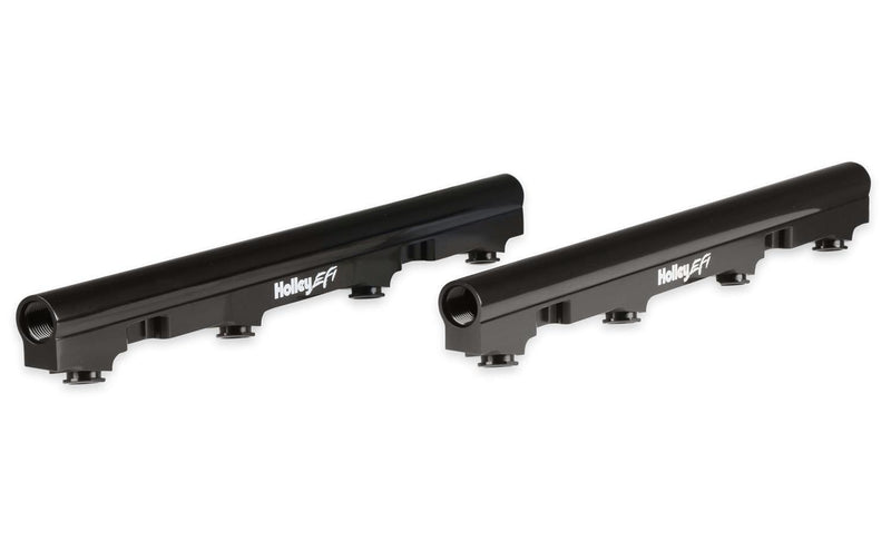 Holley EFI 534-244 Billet Aluminum Fuel Rails, Fits Chevy LS 4.8L-7.0L