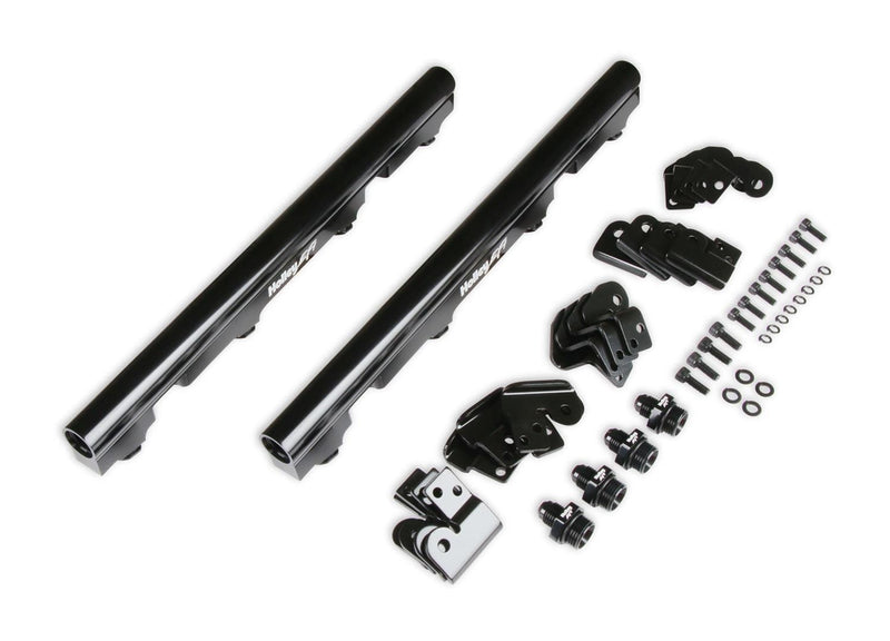 Holley EFI 534-244 Billet Aluminum Fuel Rails, Fits Chevy LS 4.8L-7.0L