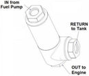 Holley EFI Filter/Regulator Assembly - 3/8-Npt, 175 Gph