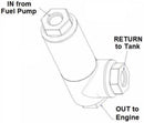 Holley EFI Filter/Regulator Assembly - 3/8-Npt, 175 Gph