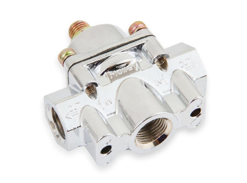 Holley 12-804 Fuel Pressure Regulators Low Pressure 1-4.psi No Return Inline
