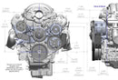 Holley 20-185 Mid-Mount Complete Accessory System - LS Engine Drive