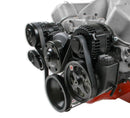 Holley 20-242BK Mid-Mount Complete Accessory System, Fits Chevy Big Block