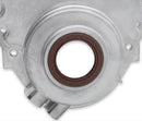 Holley 21-152 Cast Aluminum Timing Cover, Fits Chevy Small Block, w/ Crank Sensor