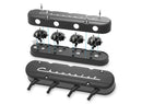 Holley 241-177 Aluminum LS Valve Covers - Tall - Black Satin