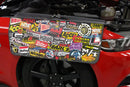 Holley 36-445 Fender Covers Holley/MSD Sticker Bomb Logo 34 in. Length x 26 in.