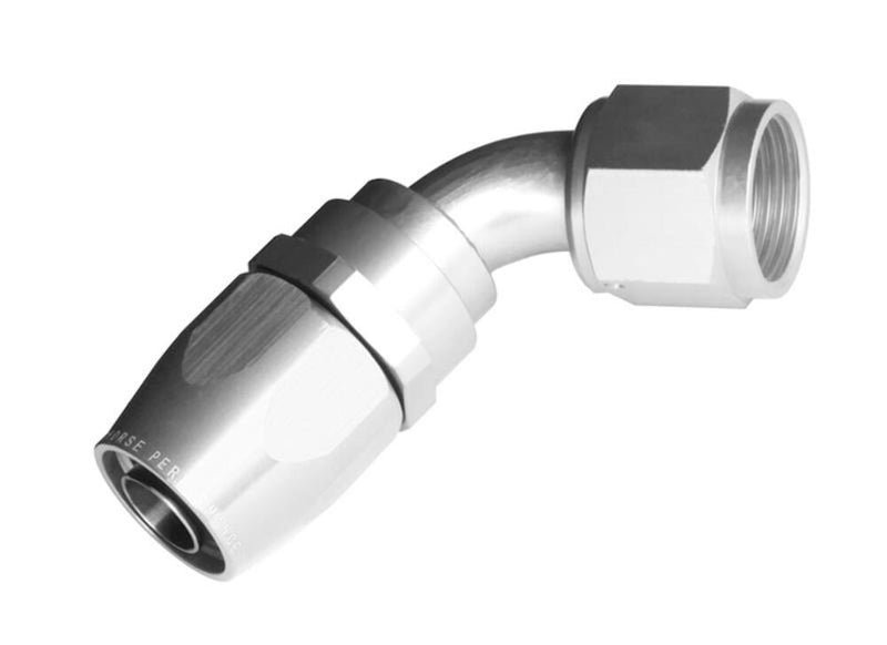 Redhorse Performance 1060-08-5 -08 60 degree female aluminum hose end - clear