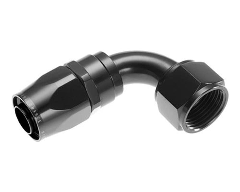 Redhorse Performance 1090-06-2 -06 90 degree female aluminum hose end - black