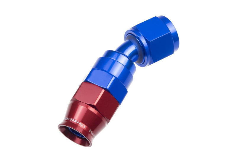 Redhorse Performance 1230-08-1 -08 AN 30 Degree PTFE reusable Hose End - Blue